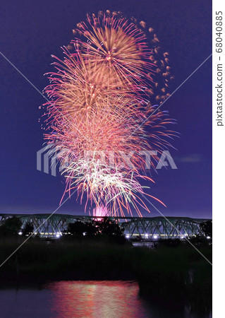 Kawaguchi fireworks display 68040885