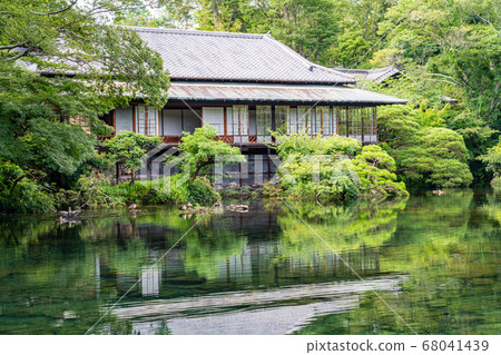 (Shizuoka Prefecture) Mishima City Rakujuen, Obama Pond of Mansui (Shizuoka Prefecture) Mishima City Rakujuen, Obama Pond of Mansui 68041439