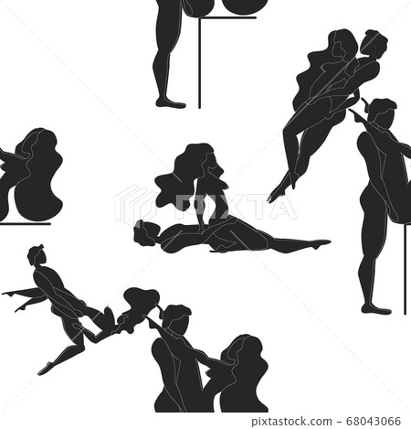 Kama Sutra, seamless pattern, design, poster, 68043066