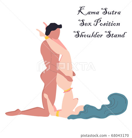 Kama Sutra, a man and a woman have sex. The art of 68043170