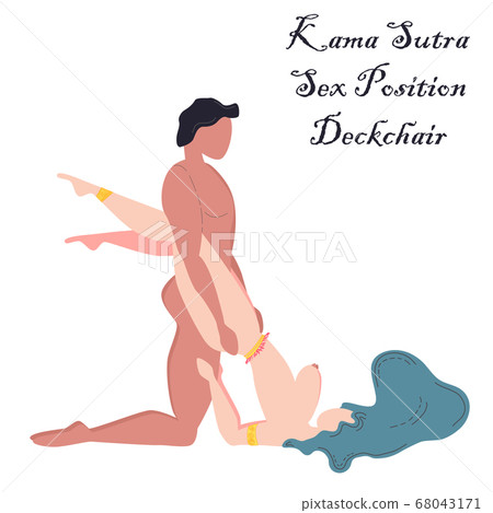 Kama Sutra, a man and a woman have sex. The art of 68043171