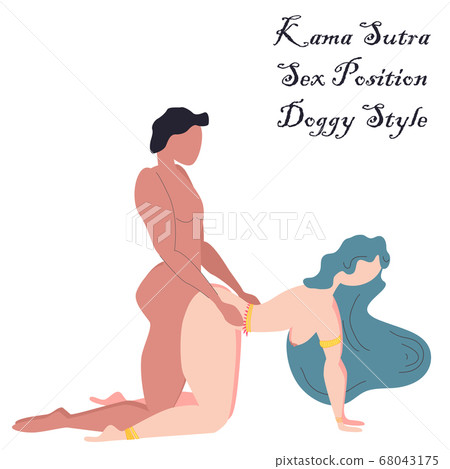 Kama Sutra, a man and a woman have sex. The art of 68043175