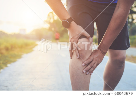 Injury from workout concept Injury from workout concept 68043679