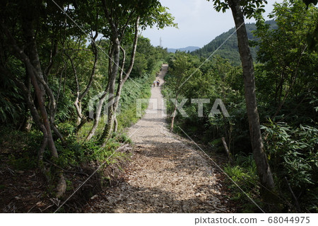 Beautiful mountain view of Kagamino Town, Okayama Prefecture, Japan 68044975