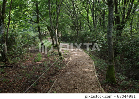 Beautiful mountain view of Kagamino Town, Okayama Prefecture, Japan 68044981