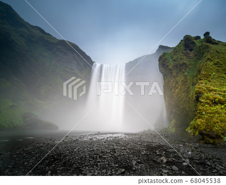 Skogafoss, Katla Geopark, South Coast of Iceland.  68045538