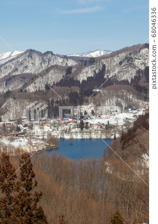 Okutone in winter Fujiwara area Okutone in winter Fujiwara area 68046336