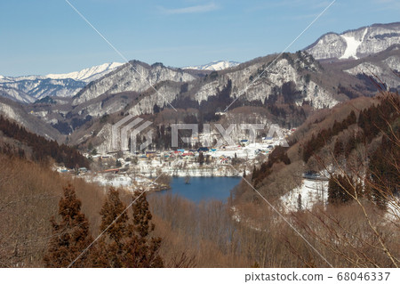 Okutone in winter Fujiwara area Okutone in winter Fujiwara area 68046337