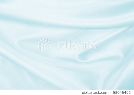 Smooth elegant blue silk or satin luxury cloth 68046405