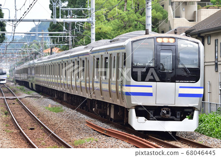 Yokosuka Line Kita-Kamakura-Ofuna JR East E217 Series Y-34 formation (Kamakura) 68046445