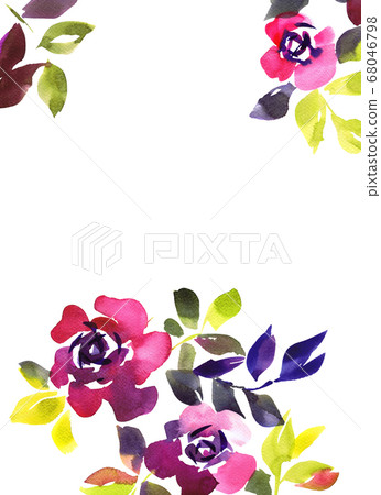 Floral frame 68046798