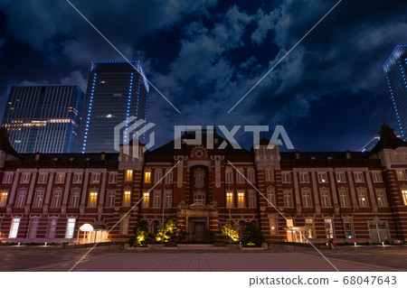 Tokyo Station Chuoguchi Tokyo Station City Night Japanese Economy 68047643
