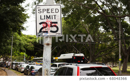 USA Hawaii road sign 68048366