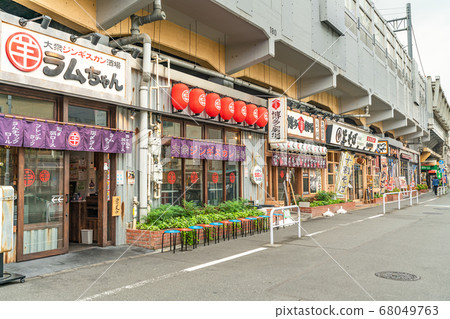 東京秋葉原站-岡町町站的城市景觀地下通道 東京秋葉原站-岡町町站的城市景觀地下通道 68049763