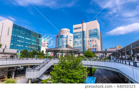 Japan's Kawasaki cityscape Mizonoguchi Station (Musashi Mizonoguchi Station), etc. 68050325