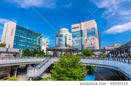 Japan's Kawasaki cityscape Mizonoguchi Station (Musashi Mizonoguchi Station), etc. 68050326