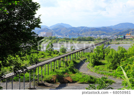 Horai Bridge over the Oi River Horai Bridge over the Oi River 68050981