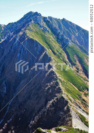 Karakidake from the Central Alps Higashikawadake 68052012