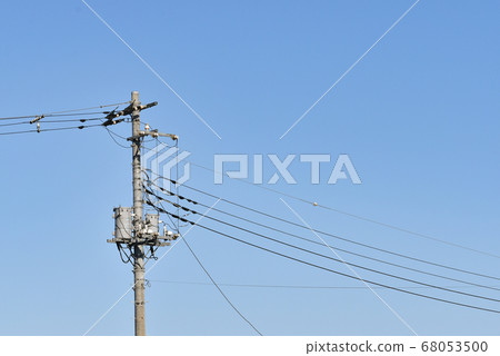 Telegraph pole power communication 68053500