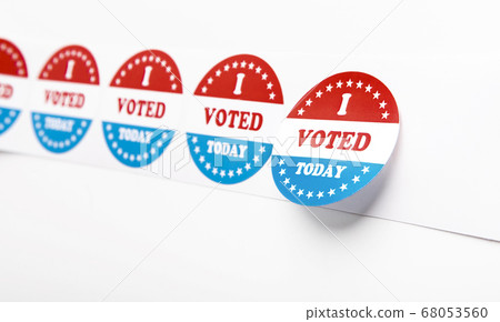 I voted today stickers for patriotical elections 2020 in the USA I voted today stickers for patriotical elections 2020 in the USA 68053560