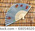 Light blue fan, Japanese summer tradition 68054020