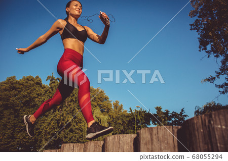 girl doing yoga and sports girl doing yoga and sports 68055294