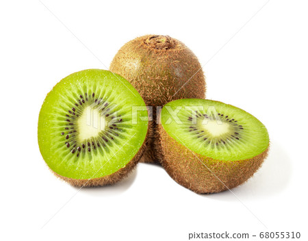 Kiwi fruit isolated on white background Kiwi fruit isolated on white background 68055310
