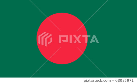 National flag of the Bangladesh. The main symbol National flag of the Bangladesh. The main symbol 68055971