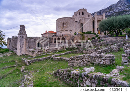 The Beautiful Town of Kruje in Albania The Beautiful Town of Kruje in Albania 68056144