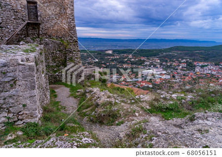 The Beautiful Town of Kruje in Albania The Beautiful Town of Kruje in Albania 68056151