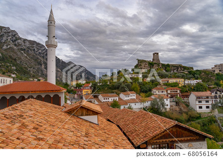 The Beautiful Town of Kruje in Albania The Beautiful Town of Kruje in Albania 68056164