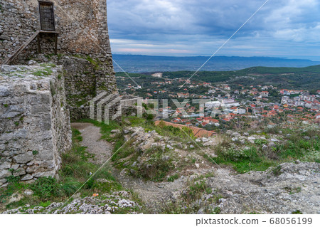 The views of Kruje in the Albania 68056199