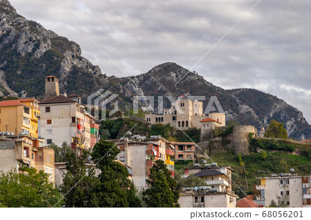 The views of Kruje in the Albania 68056201