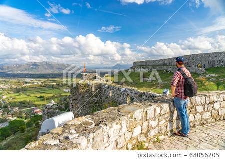 The Ancient Rozafa Castle in Shkoder Albania The Ancient Rozafa Castle in Shkoder Albania 68056205