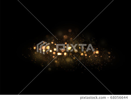 Golden dust sparks. Golden dust sparks. 68056644