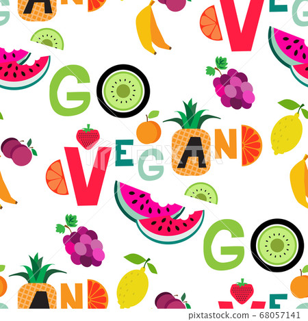 Go vegan pattern 1 Go vegan pattern 1 68057141