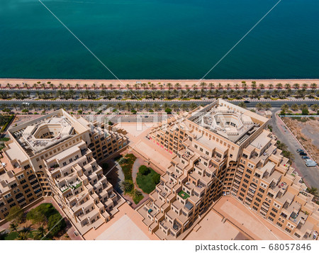 Marjan Island in Ras al Khaimah emirate in the UAE Marjan Island in Ras al Khaimah emirate in the UAE 68057846