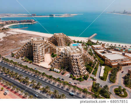 Marjan Island in Ras al Khaimah emirate in the UAE 68057851