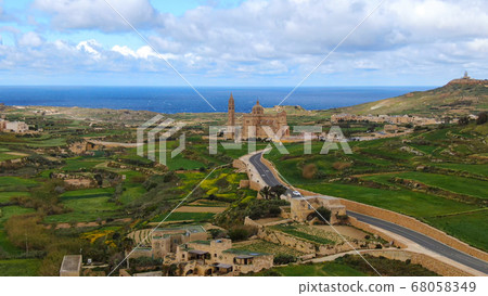 The Island of Gozo - Malta from above 68058349
