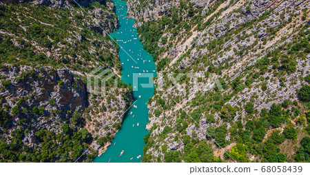 Amazing nature of the Verdon Canyon in France Amazing nature of the Verdon Canyon in France 68058439