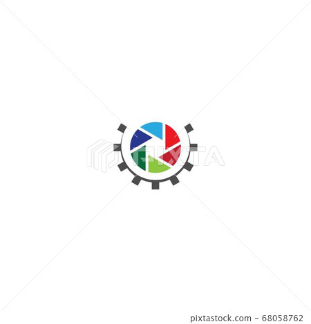 Camera shutter logo gear Camera shutter logo gear 68058762