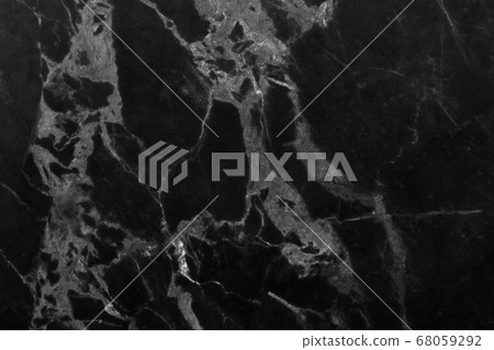 Black marble natural pattern for background, 68059292