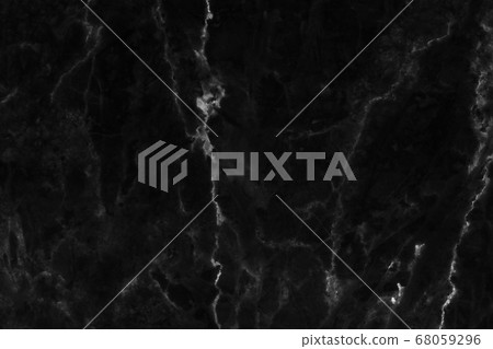 Black marble natural pattern for background, 68059296
