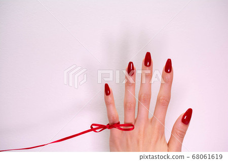 Red string of fate Red string of fate 68061619