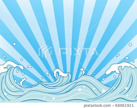 Wave 11 effect line - Stock Illustration [68061921] - PIXTA