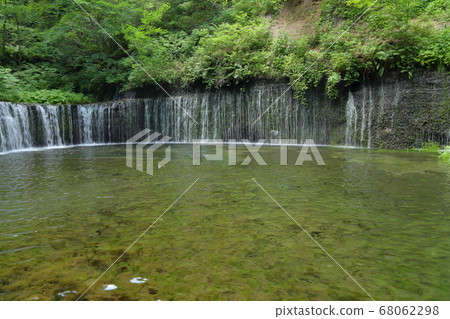 Shiraito Falls Karuizawa Stock Photo