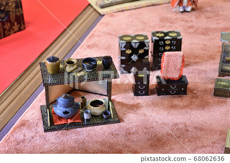 Ichihino Shrine Hinamatsuri Wedding dressing tool and carrying tool Ichihino Shrine Hinamatsuri Wedding dressing tool and carrying tool 68062636