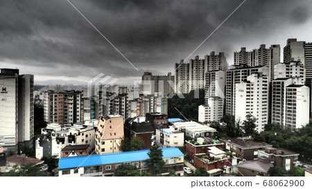Seoul rainy season sky 68062900