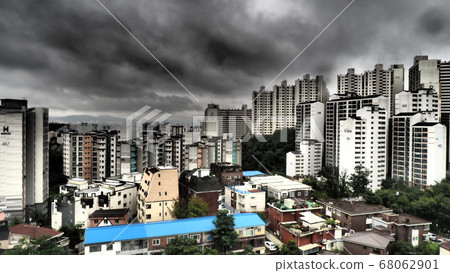 Seoul rainy season sky 68062901