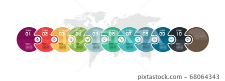 The circle design combined with a jigsaw format The circle design combined with a jigsaw format 68064343